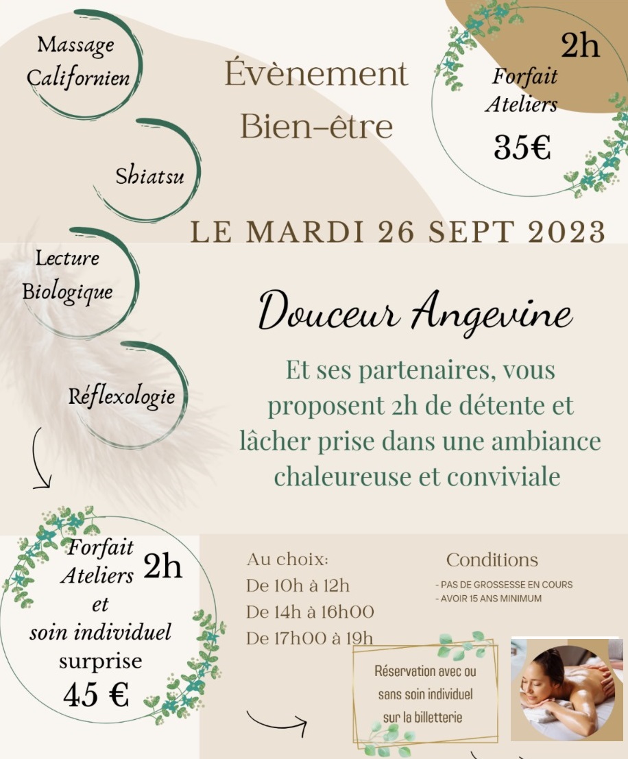 Evènement bien-être avec partenaires (septembre 2023)