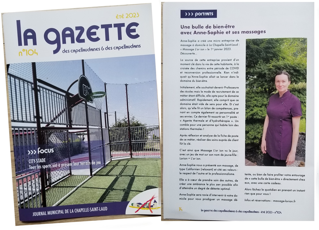 Article de presse (juillet 2023)