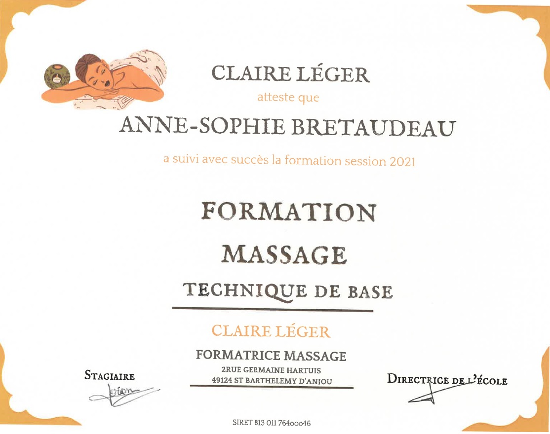 Praticienne certifiée